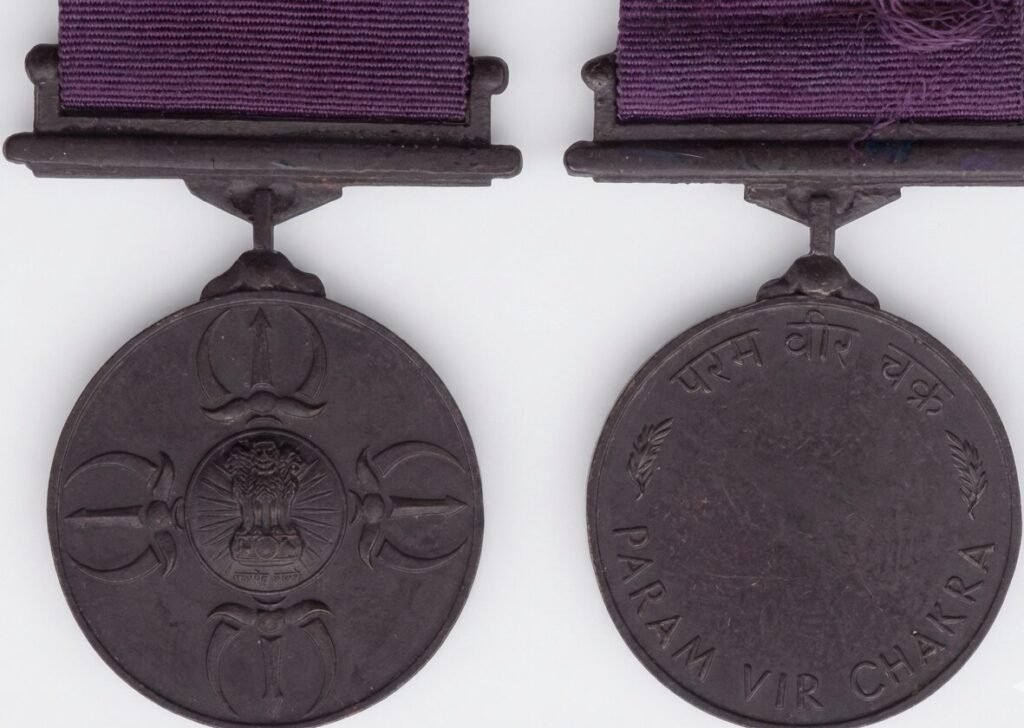 Param Vir Chakra medal awarded to Bana Singh for capturing Quaid Post during Operation Rajiv