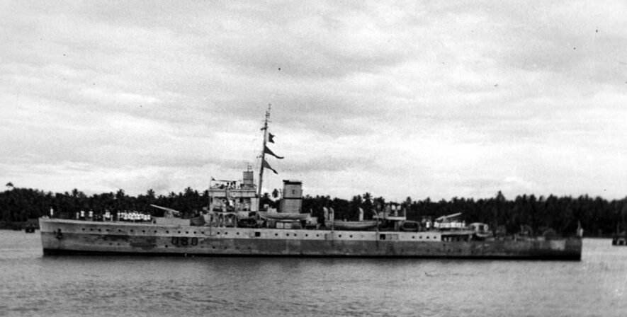 HMIS Talwar naval base in Bombay, where the 1946 Royal Indian Navy mutiny began.