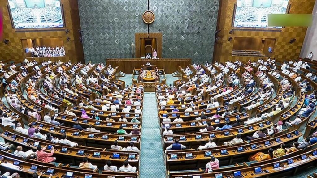 Exterior of the Parliament of India, Sansad Bhavan, New Delhi